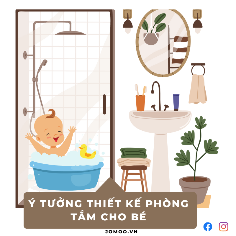 Ý tưởng phòng tắm cho trẻ dựa vào những yếu tố nào?